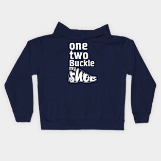 One Two Buckle my shoe Kids Hoodie